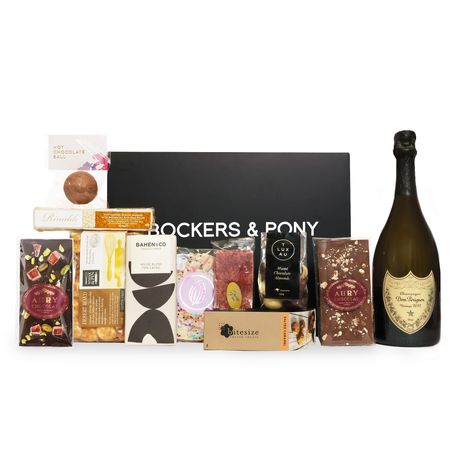 Brownie Hamper & Dom Perignon