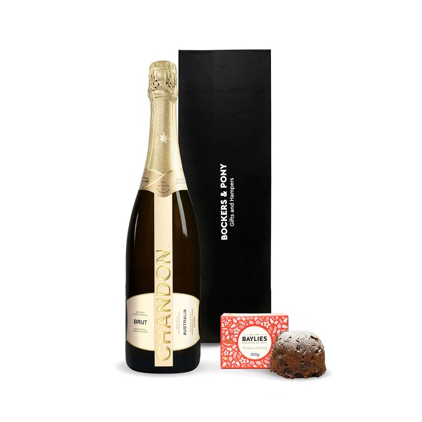 Chandon with Christmas Pudding