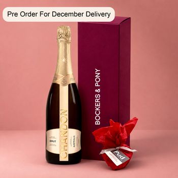 Chandon with Christmas Pudding