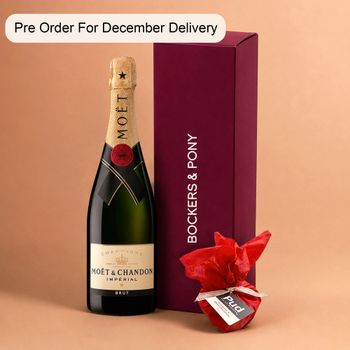 Moet With Christmas Pudding