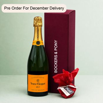 Veuve With Christmas Pudding