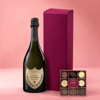 Dom Perignon with Aury Chocolates