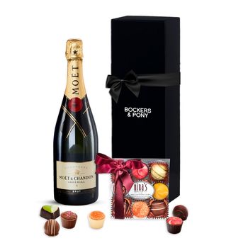 Moet Chandon with Nina's Belgian Chocolates