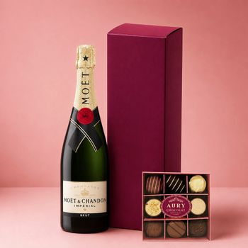 Moet with Aury Chocolates
