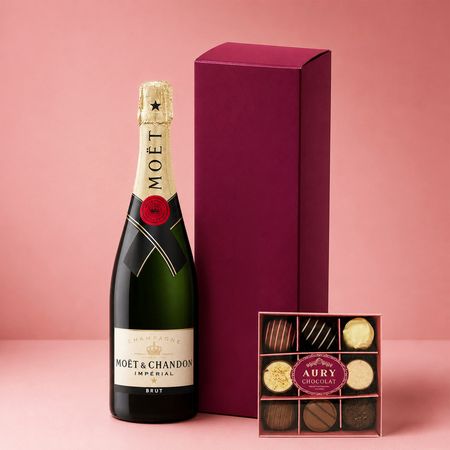 Moet with Aury Chocolates