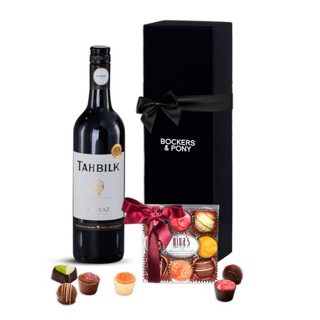 Tahbilk Shiraz with Nina's Belgian Chocolates